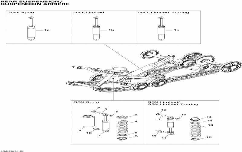  ski-doo GSX LTD 600 HO SDI, 2008  -   Shocks