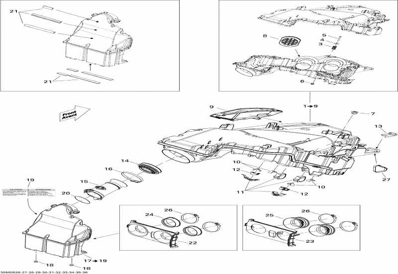 snowmobile Skidoo GSX SPORT 500SS, 2008 - Air   System