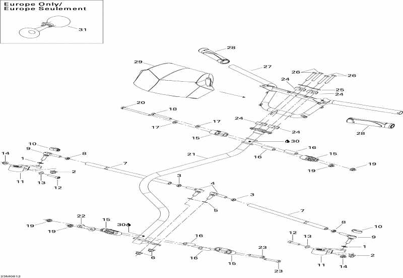 snowmobile  Legend Touring V800, 2008  -  