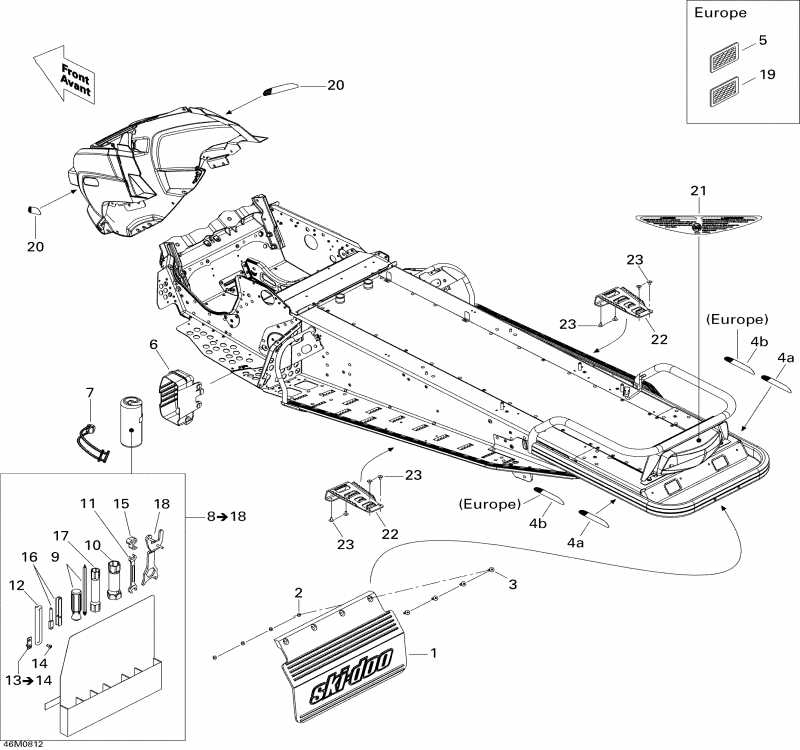 snowmobile Skidoo ����������� Legend Touring V800, 2008 - Utilities