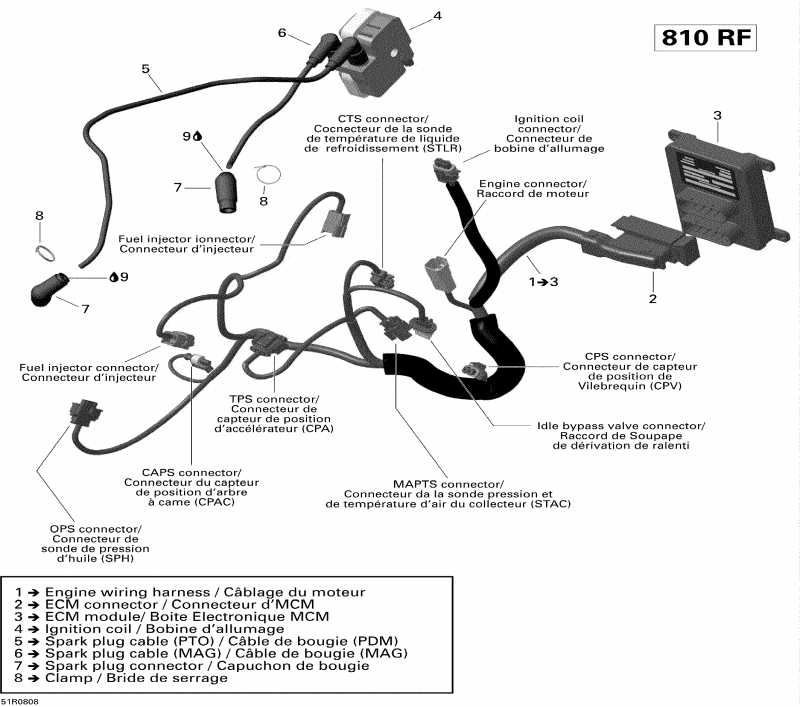  SkiDoo Legend Touring V800, 2008  -     Electronic Module