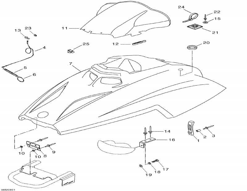 snowmobile BRP SkiDoo Mini Z, 2008 - Cab And Console