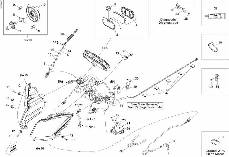 Ski-doo  MX Z 600RS, 2008 -  System
