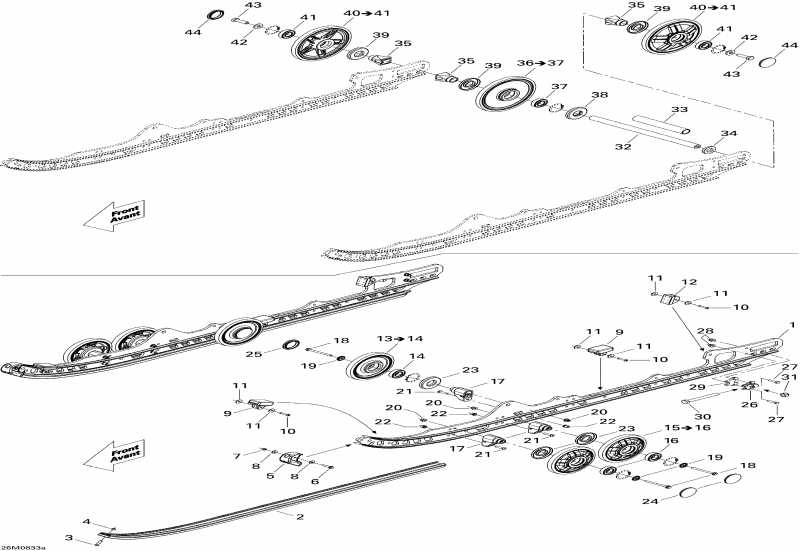 ��������  ������ MX Z RENEGADE 600 HO SDI, 2008 - Rear Suspension Renegade
