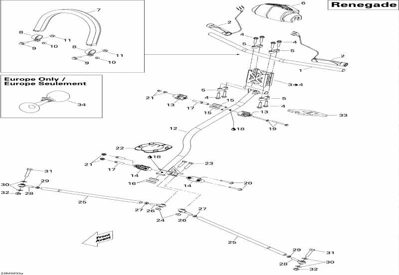 �������� Skidoo MX Z RENEGADE 800R, 2008 ������ - ������� �������