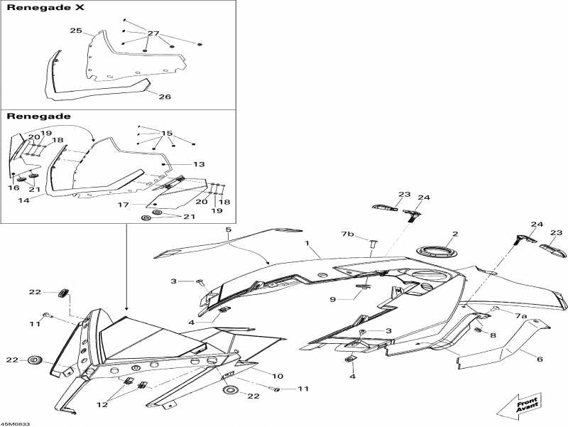 �������� Ski Doo - Windshield And Console 800r Ren X