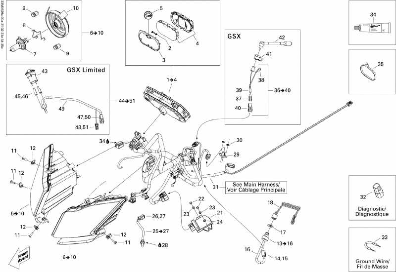    MX Z TRAIL 500SS, 2008 - Electrical System