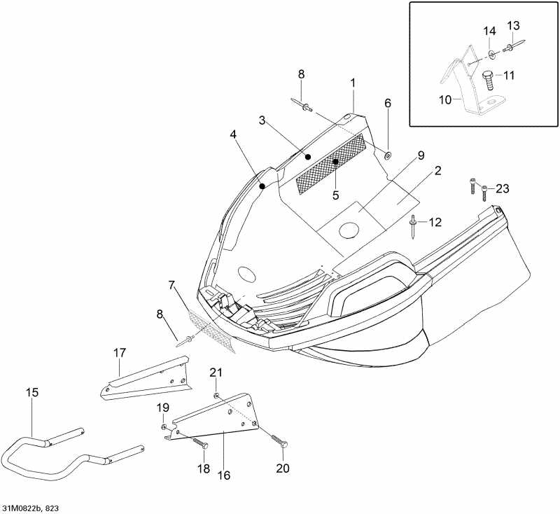   Skandic SWT V-800, 2008 - Bottom Pan