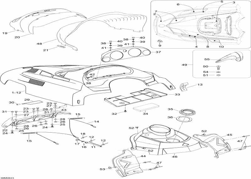  Ski-doo Skandic SWT V-800, 2008  - Hood