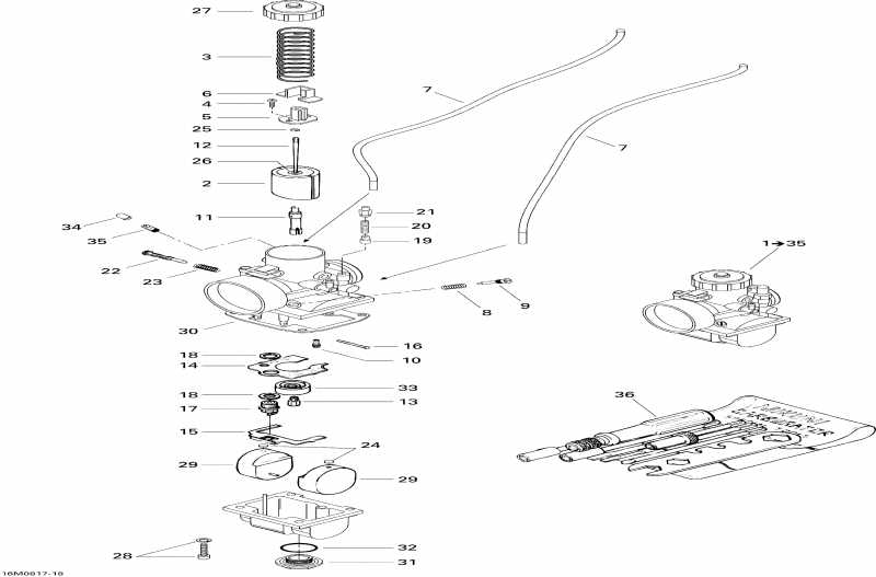   Skandic Tundra 300F, 2008 - Carburetor