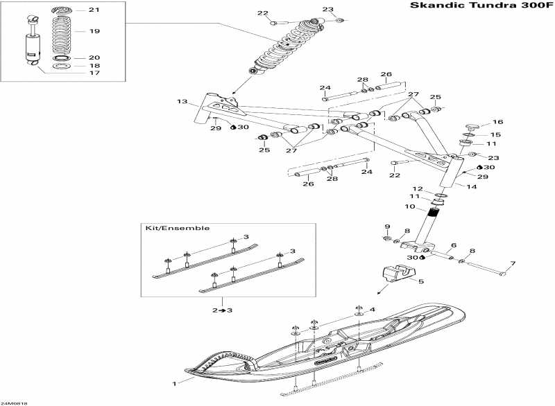  Ski-doo Skandic Tundra 300F, 2008  -    