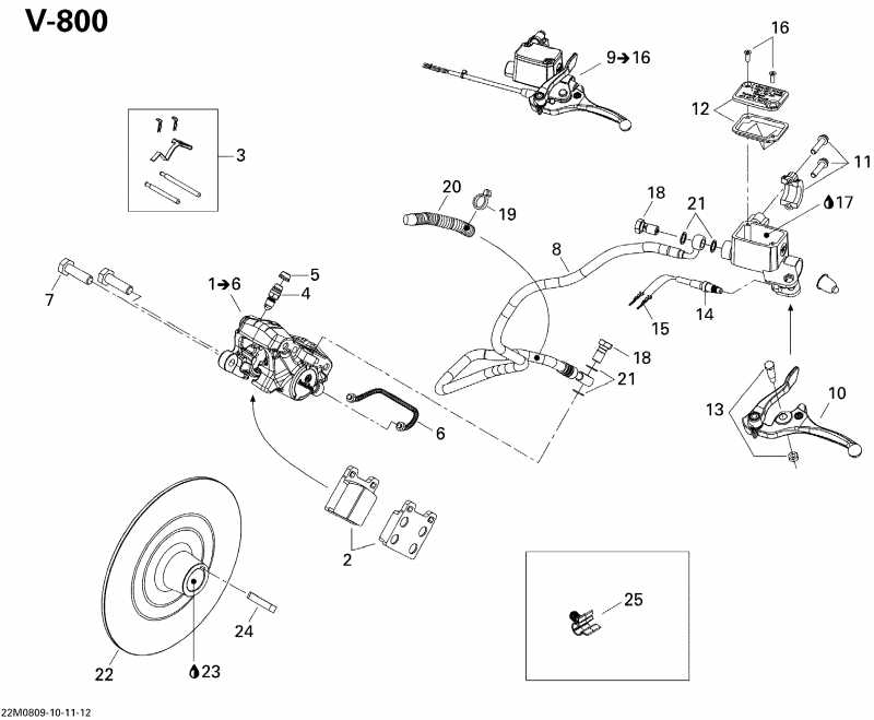    Skandic Tundra LT V-800, 2008 - Hydraulic Brakes