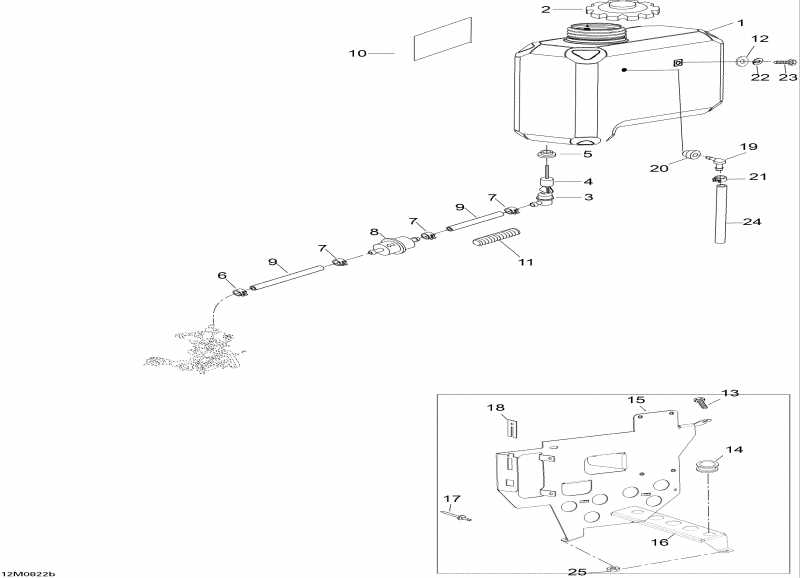  Skandic WT 600, 2008 - Oil System Wt 600