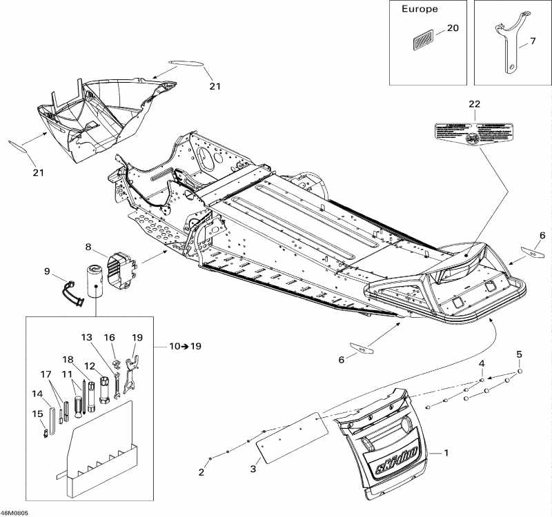 Ski-doo Summit 550F, 2008  - Utilities