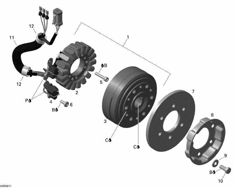 Ski-doo ������ Summit X 800R, 2008 - Magneto