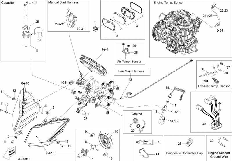 snowmobile  ����������� Expedition TUV 600 H.O. SDI REV-XU, 2009 - Electrical System
