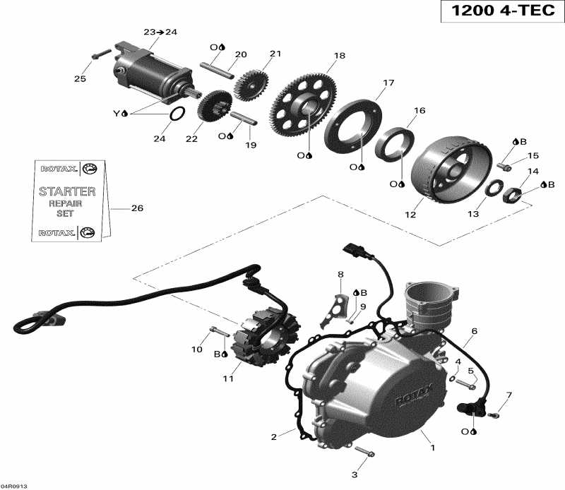  Ski-doo - Magneto And Electric Starter