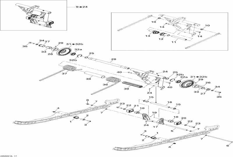  Skidoo GSX Limited 1200 4-TEC, 2009 - Rear Arm