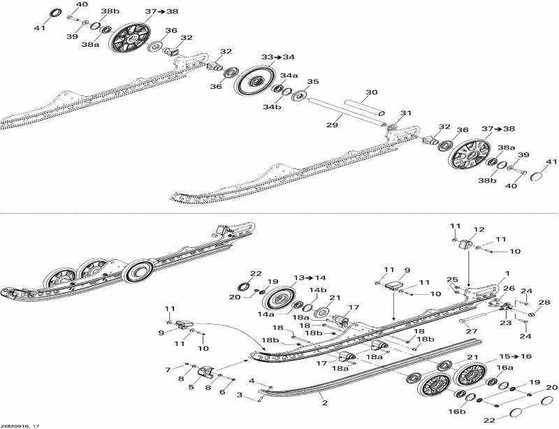 snowmobile   GSX Limited 1200 4-TEC, 2009 - Rear Suspension