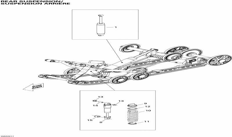 Ski Doo - Rear Suspension Shocks