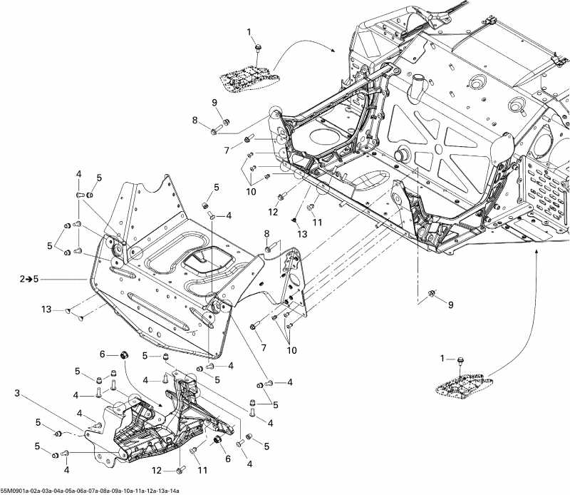 Ski-doo GSX Sport 500SS, 2009  -   Components 1