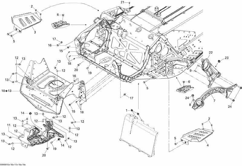 snowmobile ski-doo  GTX LE 1200 4-TEC, 2009 -   Components 1200