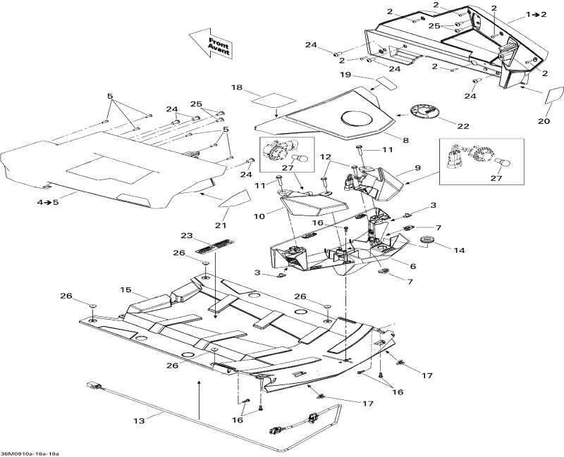 snowmobile Skidoo GTX LE 1200 4-TEC, 2009 - Luggage Rack