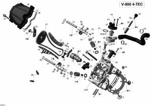 01-   , Front (01- Cylinder Head, Front)