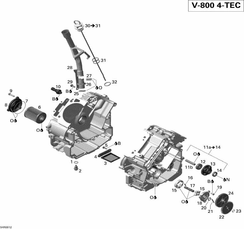  BRP Legend Touring, 2009  - Engine Lubrication