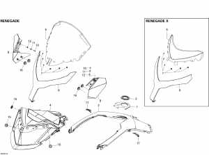 09-    Console Renegade (09- Windshield And Console Renegade)