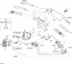 10- ������� ������� Wi������ ���� �������� Renegade X (10- Steering Wiring Harness Renegade X)