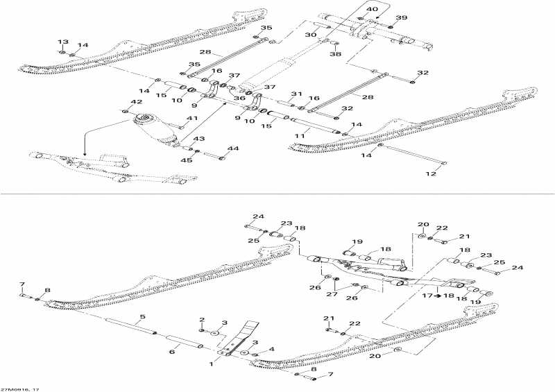 snowmobile SKIDOO  MX Z TNT 1200 4-TEC, 2009 - Front Arm