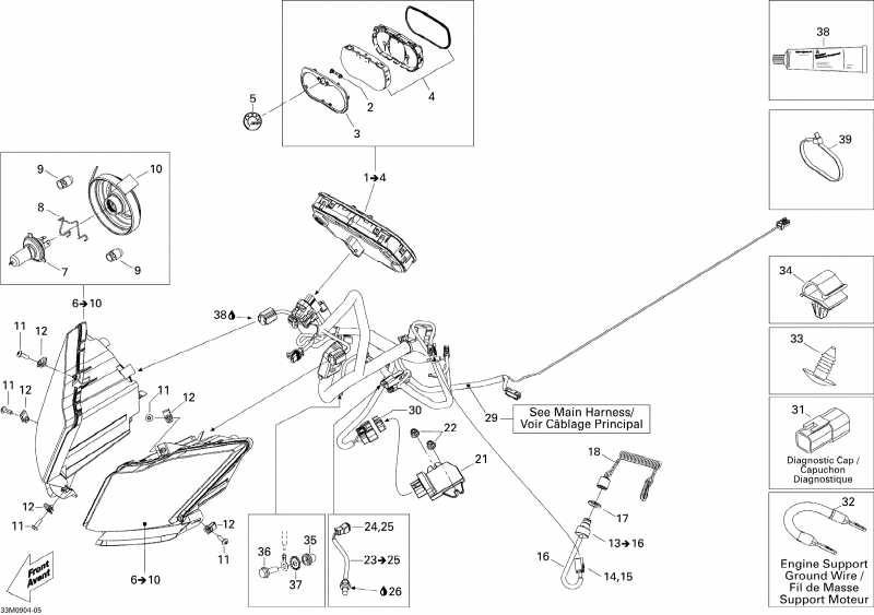 ��������  ����������� MX Z Trail, 2009 - Electrical System