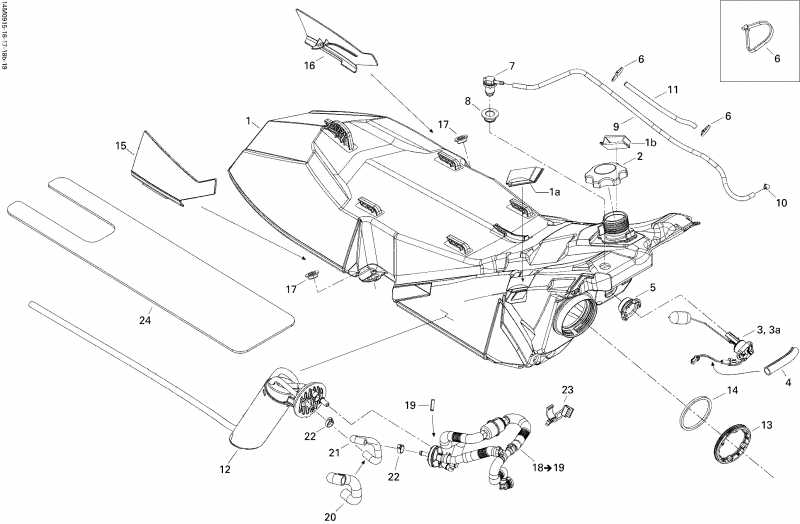 Skidoo MX Z X 1200 4-TEC, 2009 - Fuel System