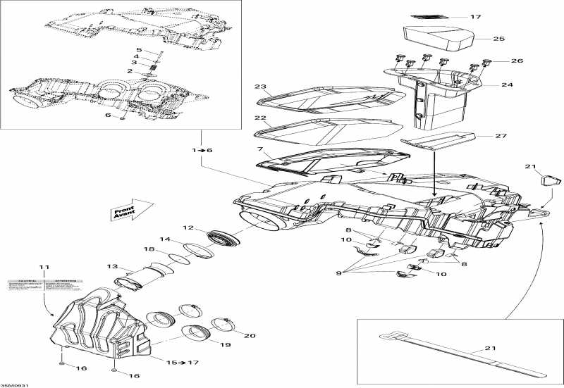 SkiDoo ����������� MX Z X 600RS, 2009 - Air ������� ������ System