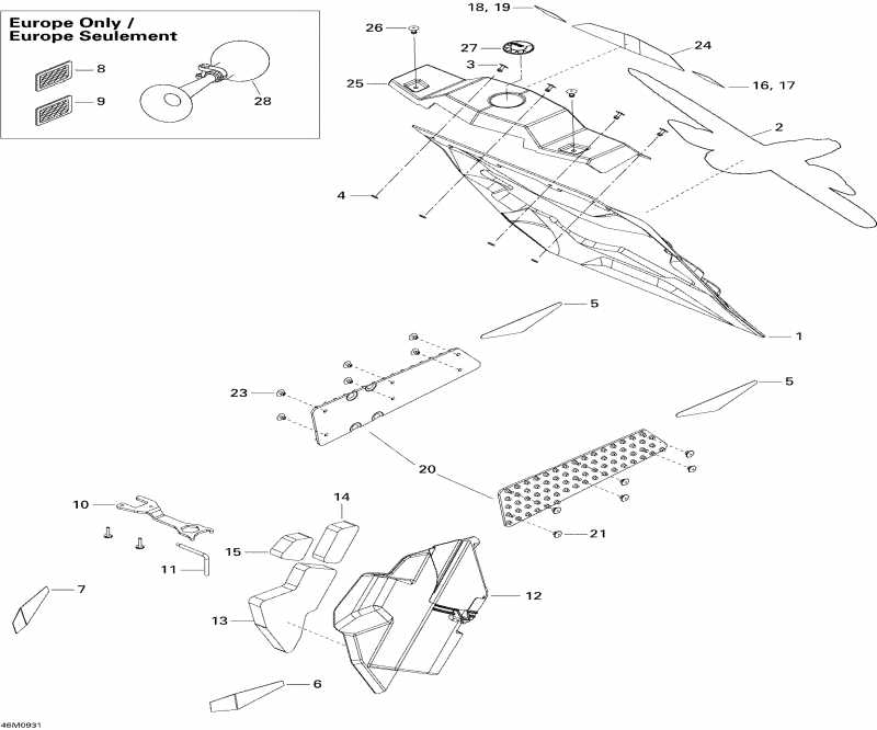 snowmobile BRP MX Z X 600RS, 2009  - Utilities