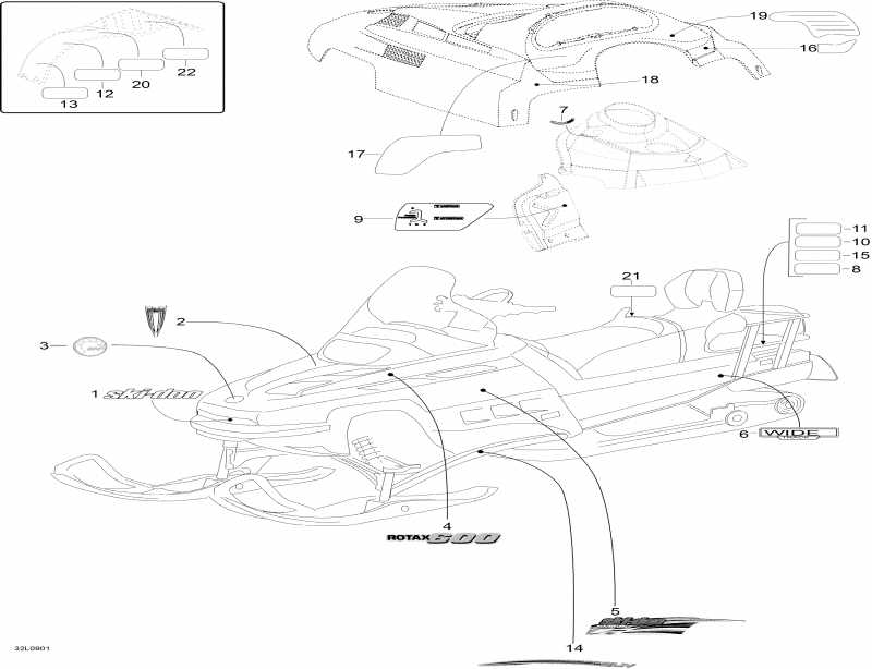 Ski Doo  Skandic SUV 600 Europe, 2009 - 32l0901