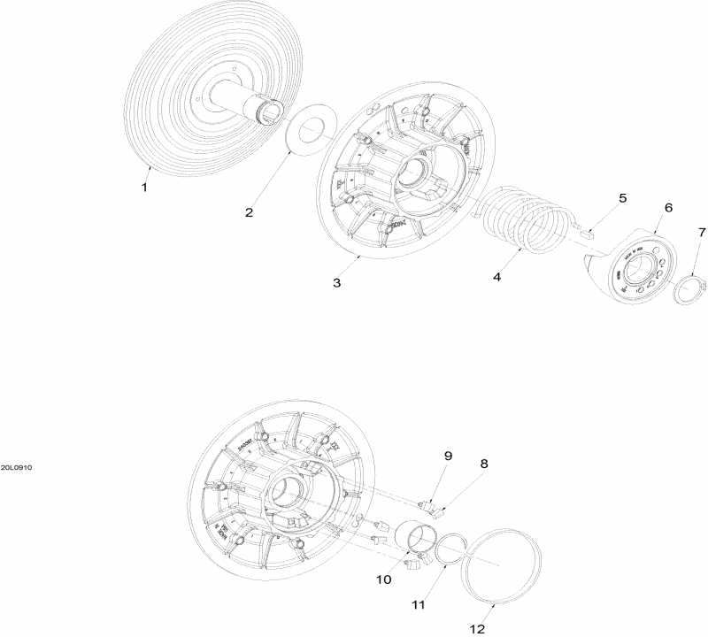 SkiDoo  Skandic SWT, 2009 - Driven Pulley