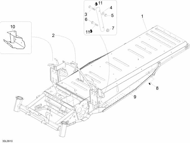 Skidoo ������ Skandic SWT, 2009 - Frame