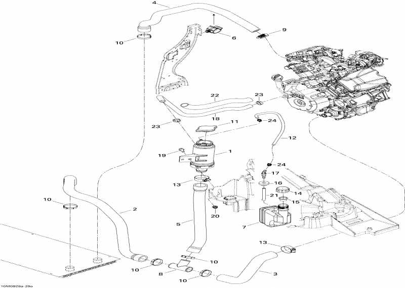 snowmobile SKIDOO - Cooling System Cu