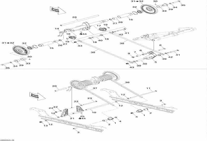    Skandic Tundra LT V800 4-TEC, 2009 - Rear Arm
