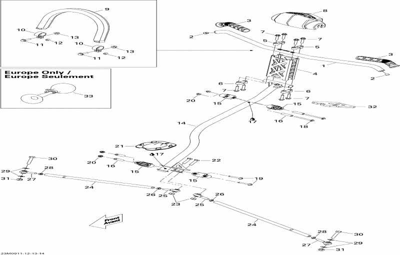 �������� SKIDOO Summit HillClimb Edition, 2009 ������ - Steering