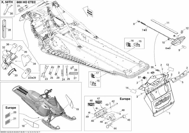  Skidoo Summit HillClimb Edition, 2009 - Utilities