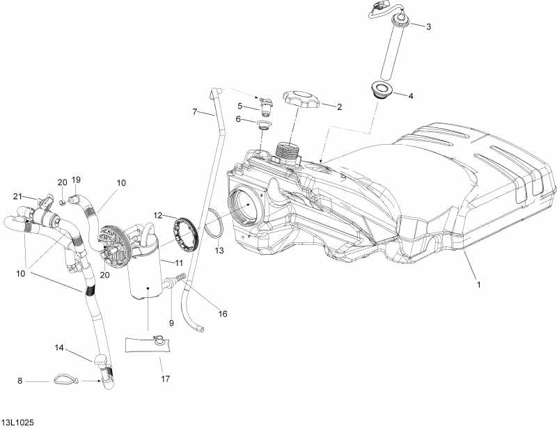   Expedition TUV 1200 REV-XU, 2010 - Fuel System