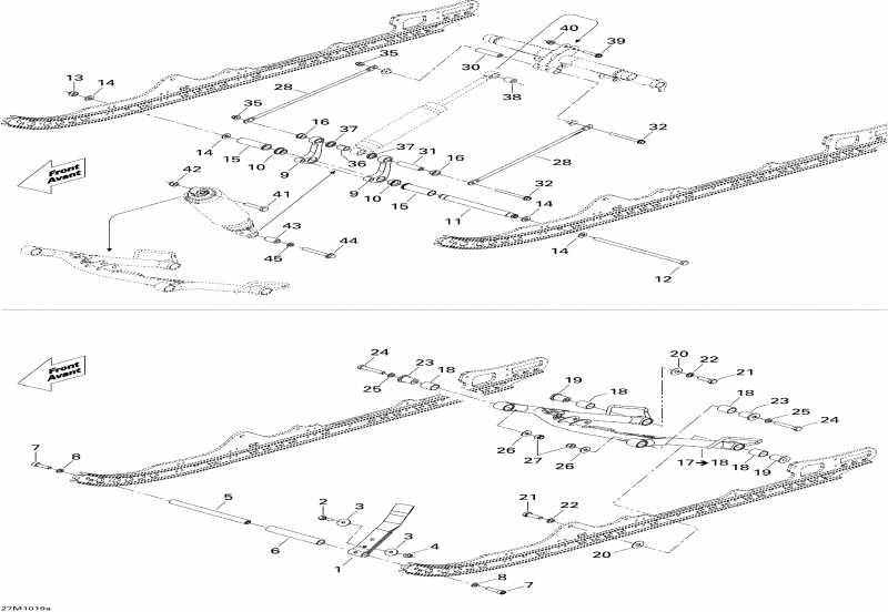 Ski-doo Grand-Touring LE 1200, 2010  - Front Arm 1, Le