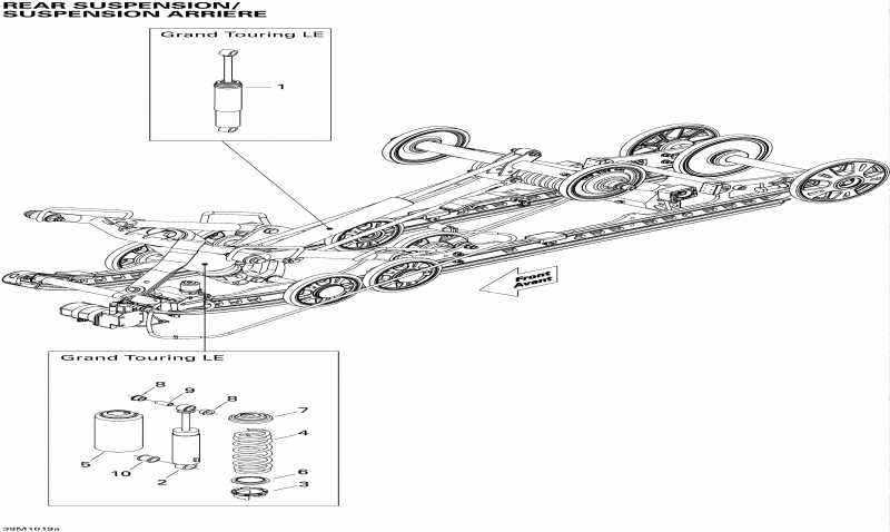    Grand-Touring LE 1200, 2010 - Rear Suspension Shocks 1, Le