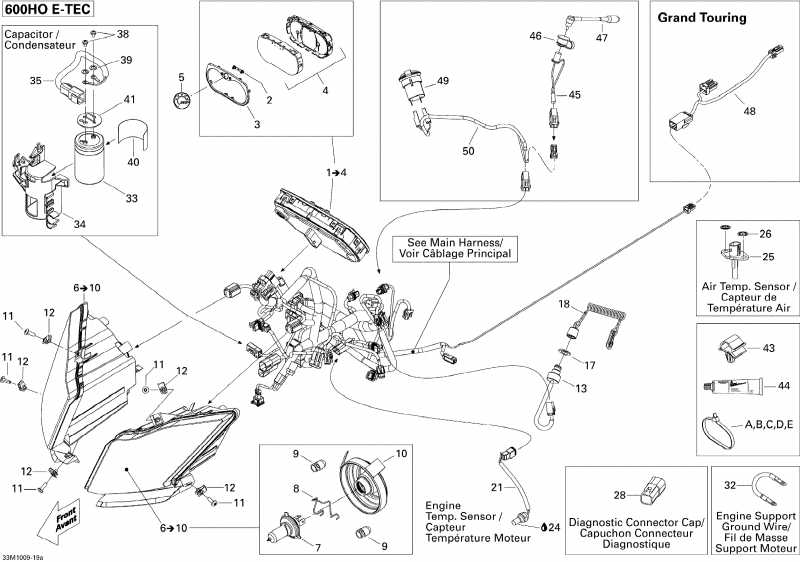 BRP SkiDoo ����������� Grand-Touring LE 600HO ETEC, 2010 - Electrical System 600ho Etec