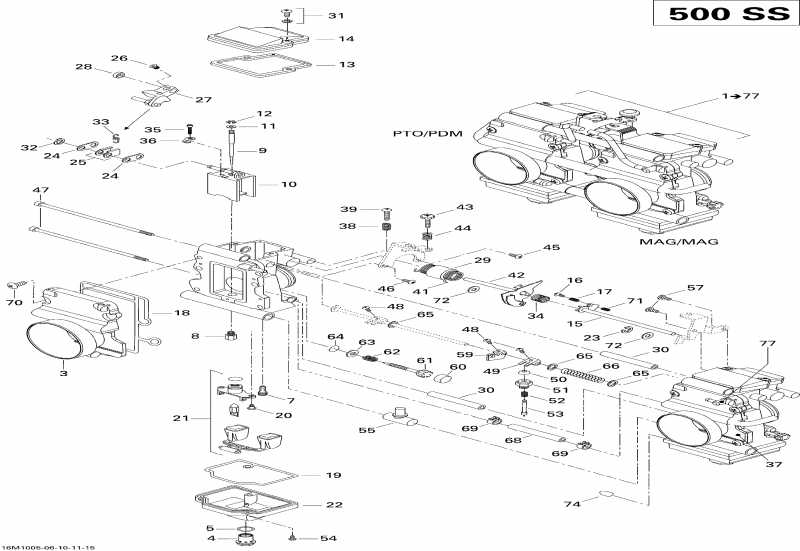  Ski-doo  Grand-Touring Sport 600, 2010 - Carburetor