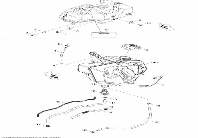  Ski-doo  Grand-Touring Sport 600, 2010 - Oil System