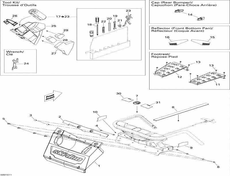SkiDoo Grand-Touring Sport 600, 2010 - Utilities